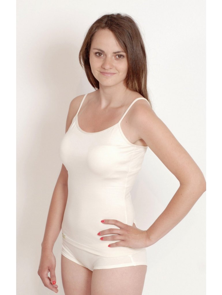 Bambusové prádlo: dámske tielko bambusové NIKA Bamboo natural
