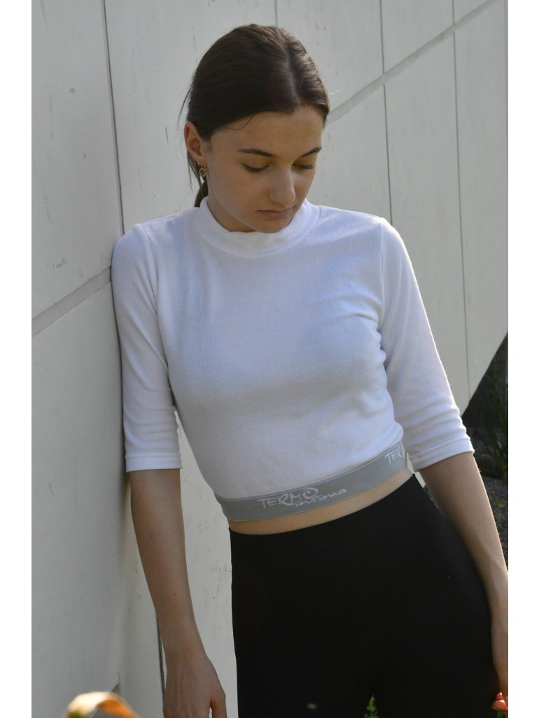 Dámske termo tričko -croptop funkčný outdoor/indoor