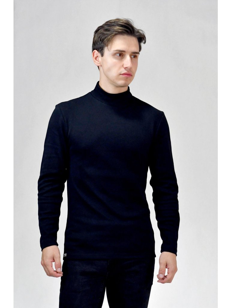 Pánske funkčné termo tričko s rolákom NIIN black
