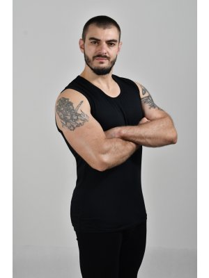 Bambusové tielko pánske - čierne
