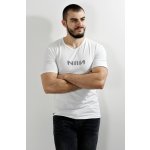Pánske športové bavlnené tričko NIIN White Air