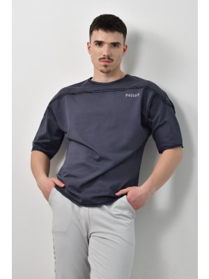 fitness tričko oversize z čistej bavlny