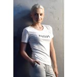 Bavlnené dámske tričko elastické NIIN white