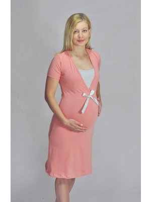 Nočná košeľa na dojčenie do pôrodnice model 043