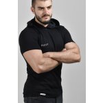 Tričko na turistiku funkčné pánske s kapucňou NIIN black