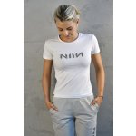 Bavlnené dámske tričko elastické NIIN white