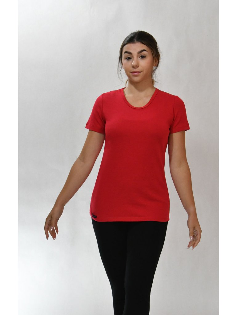 Dámske funkčné tričko NIIN Klasik KR červené